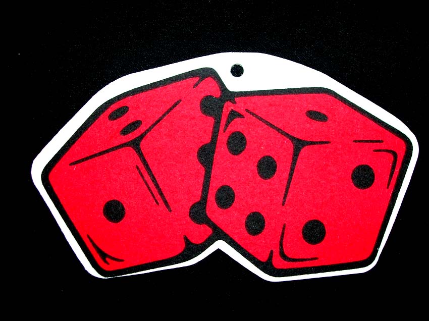 Red Dice Air Freshener